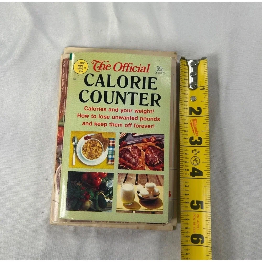 Vintage 70s Pocket Cookbook Lot Calorie Counter Crockery Slow Cooker Manual 4pc